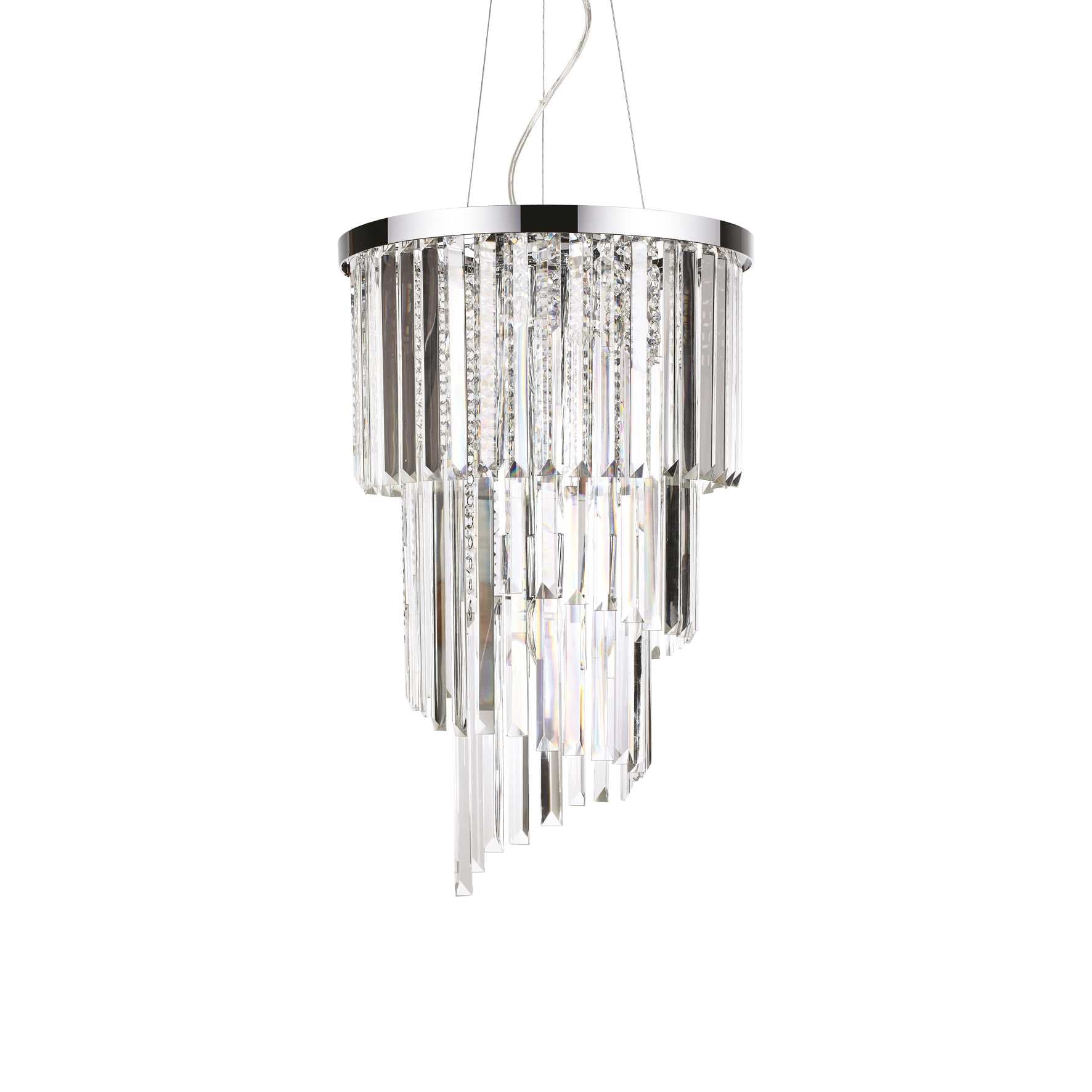 Ideal Lux Carlton chandelier crystal shop now 