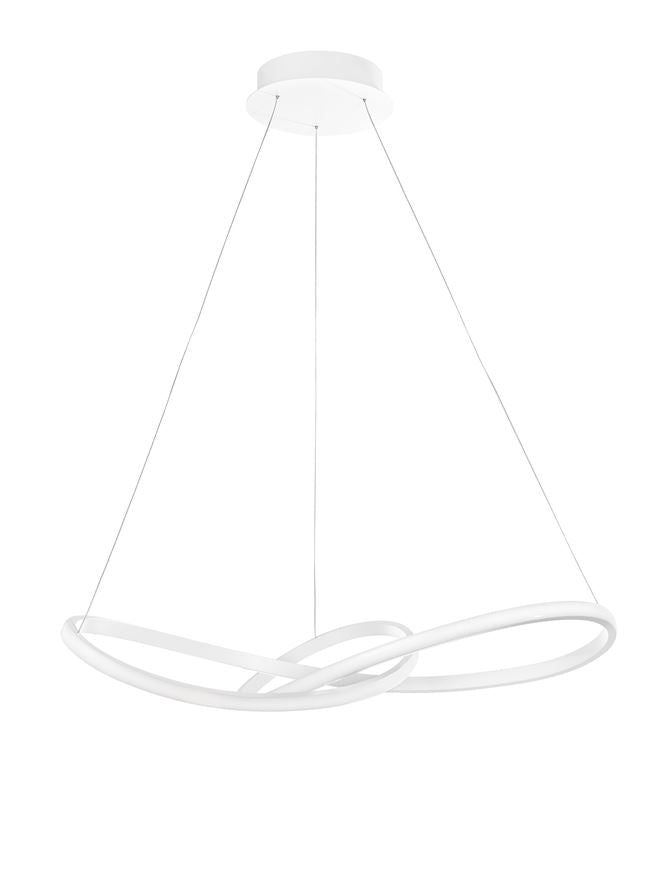Lampa suspendata FUSION White Aluminium NOVA LUCE
