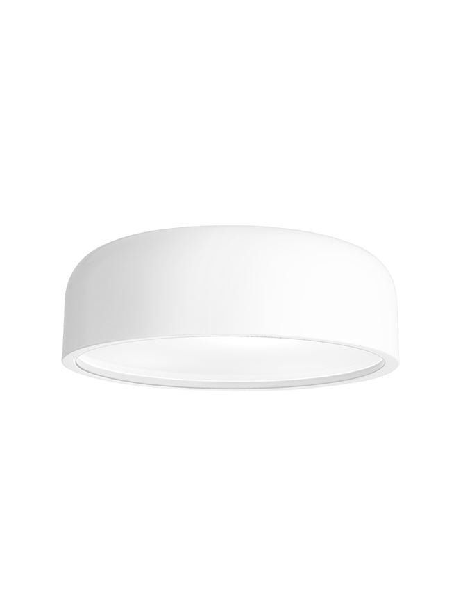 Plafoniera PERLETO Metal & Acrylic Diffuser Matt White Steel Outside Matt White Inside 3X12W Diam: 48 cm Nova Luce