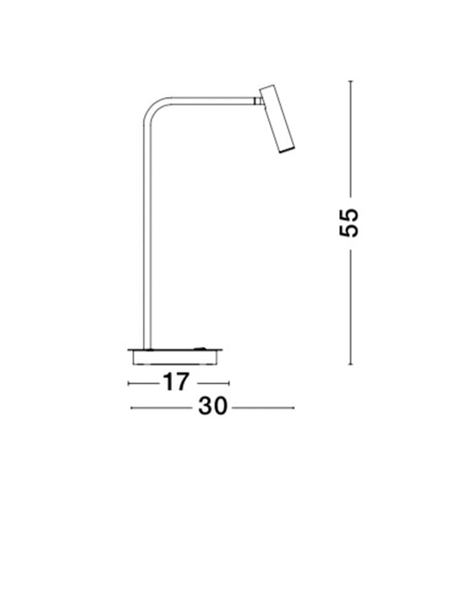 Lampa de masa SICILY LED 3W 3000K  IP20 H55 cm Nova Luce