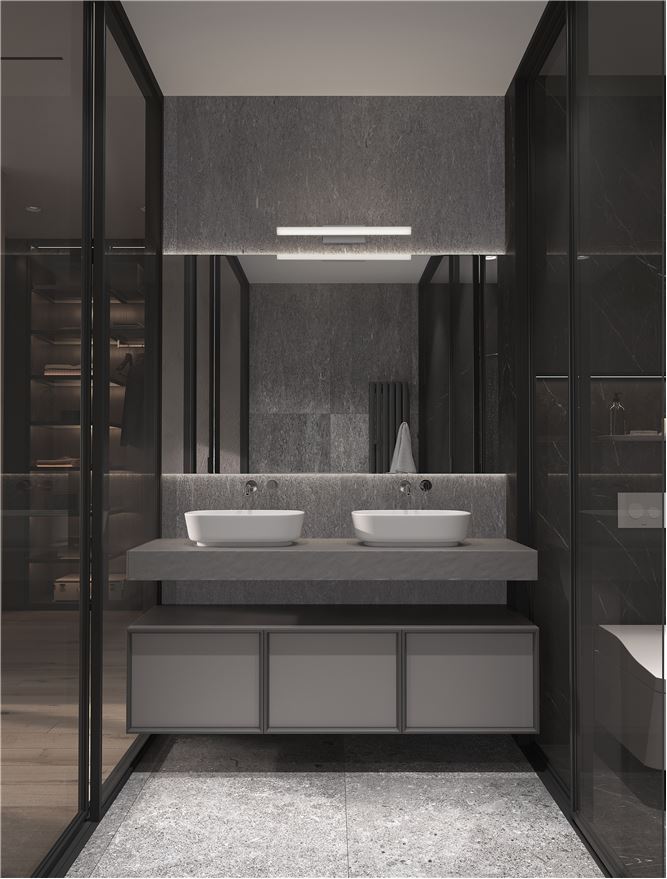 Aplica de interior WILLOW White Aluminium & Acrylic LED 12W 3000K Dim: L. 49 X W. 7.5 X H. 6.5 cm IP44 Nova Luce