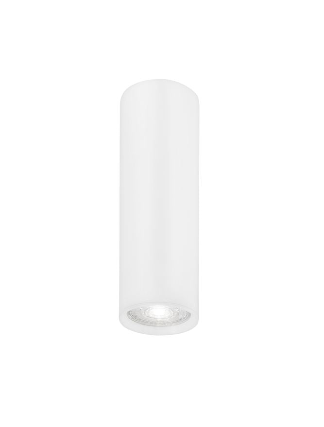 Plafoniera MARUPE Sandy White Aluminium 1x50W Diam: 6 cm H.20 cm Nova Luce