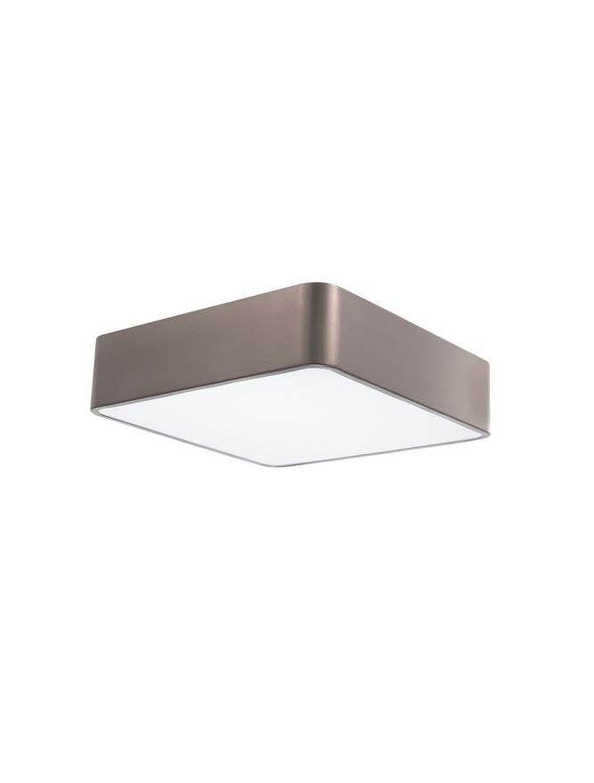 Plafoniera RAGU Metal & Acrylic Diffuser Bronze Outside Matt White Inside Led 4X10W E27 Dim: 36X36 cm Nova Luce