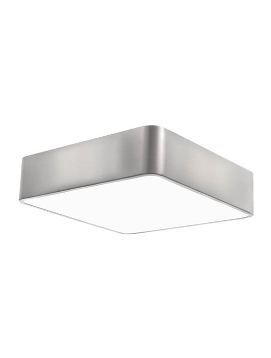 Plafoniera RAGU Metal & Acrylic Diffuser Satin Nickel Outside Matt White Inside Led 4X10W E27 Dim: 46X46 cm Nova Luce