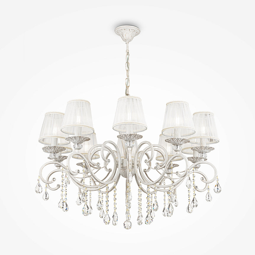 Candelabru GRACE 10xE14 max 40W alb ARM247-10-G Maytoni