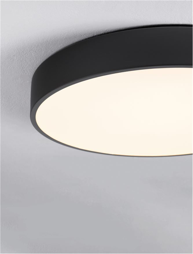 Plafoniera HADON negru 30W Diam. 50 Nova Luce