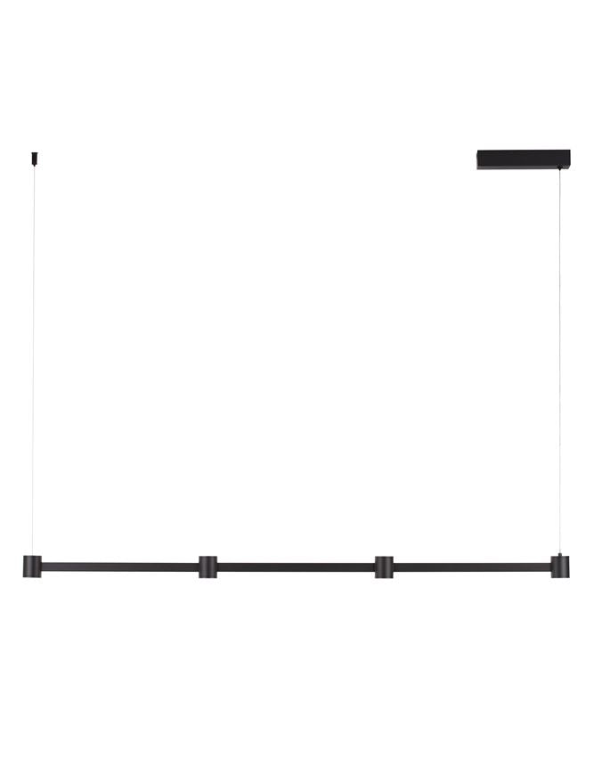 Lampa suspendata PUIZE Sandy Black Aluminium L118 NOVA LUCE