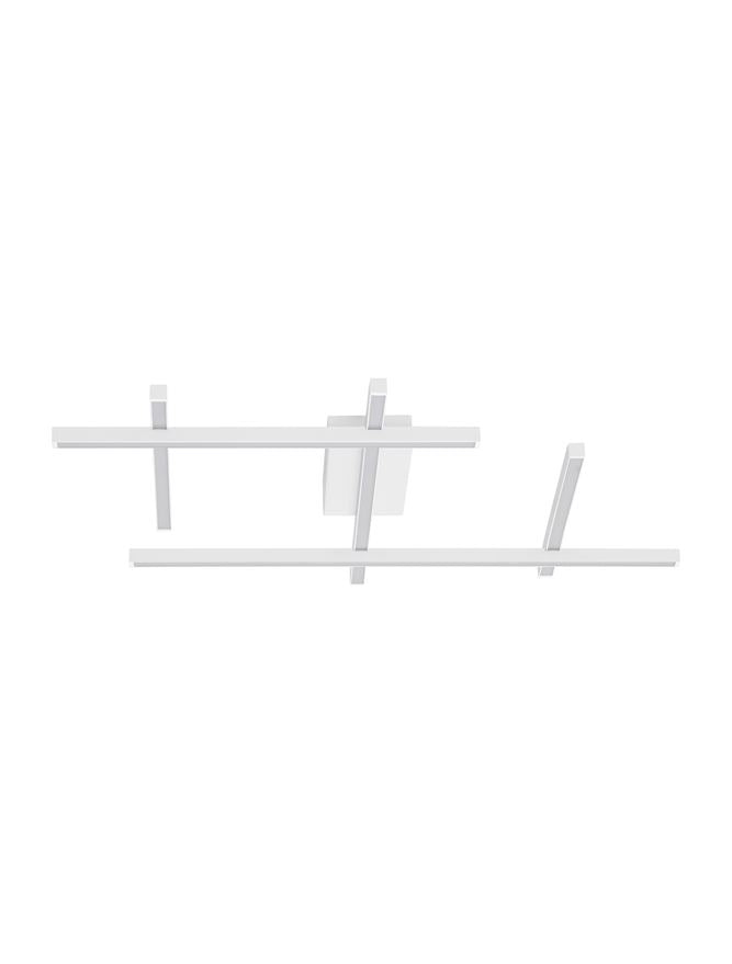 Plafoniera PACE Triac Dimmable Sandy White Aluminium & Acrylic LED 63W 3000K Dim: 80X62 cm Nova Luce