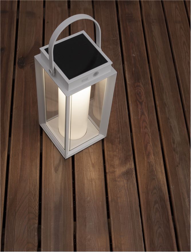 Lampa de masa portabila VERHAL, alb, 2W, IP54 H 47,5 cm Nova Luce