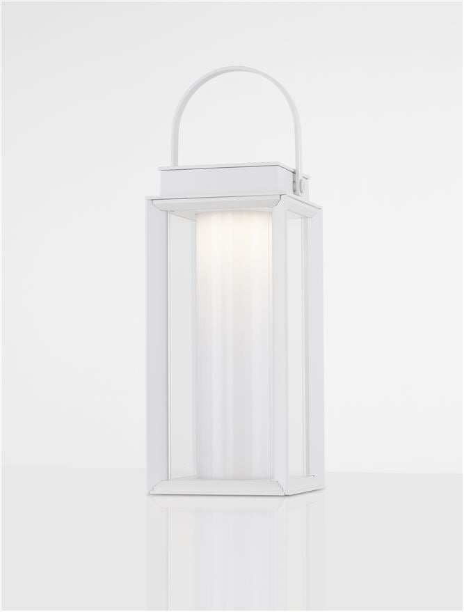 Lampa de masa portabila VERHAL, alb, 2W, IP54 H 47,5 cm Nova Luce