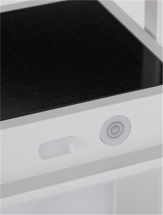 Lampa de masa portabila VERHAL, alb, 2W, IP54 H 47,5 cm Nova Luce