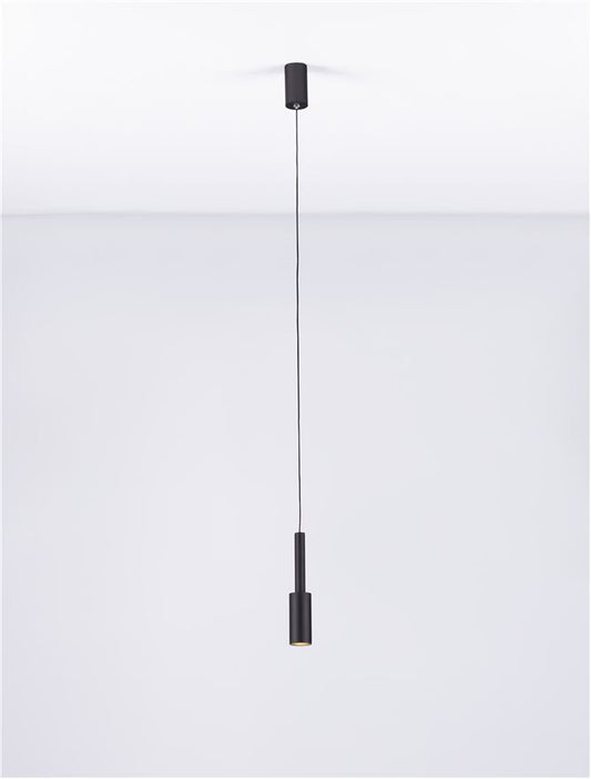 Lampa suspendata JOY Sandy Black Aluminium NOVA LUCE