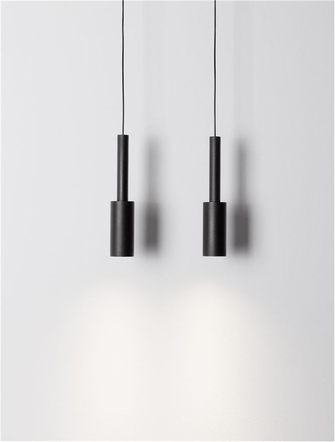 Lampa suspendata JOY Sandy Black Aluminium 2 NOVA LUCE