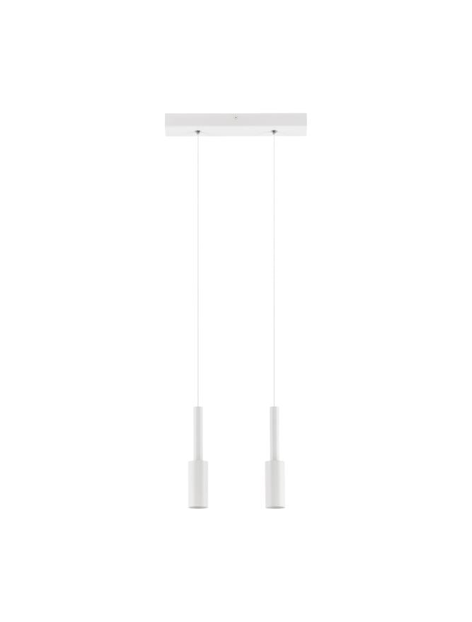 Lampa suspendata JOY Sandy White Aluminium 2 LED 14W NOVA LUCE