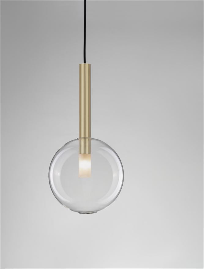 Lampa suspendata AMELIA ROUND 1 GOLD D20 NOVA LUCE