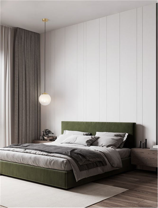 Lampa suspendata VITA D20 Brass Gold Metal Gradient White Glass NOVA LUCE