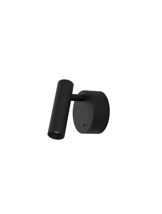 Aplica de interior CLIP black 3W 3000K IP20 H11cm D8cm Nova Luce
