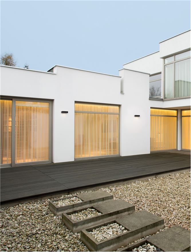 Aplica de exterior IRID black, LED 2W 3000K IP65 Solar light Nova Luce