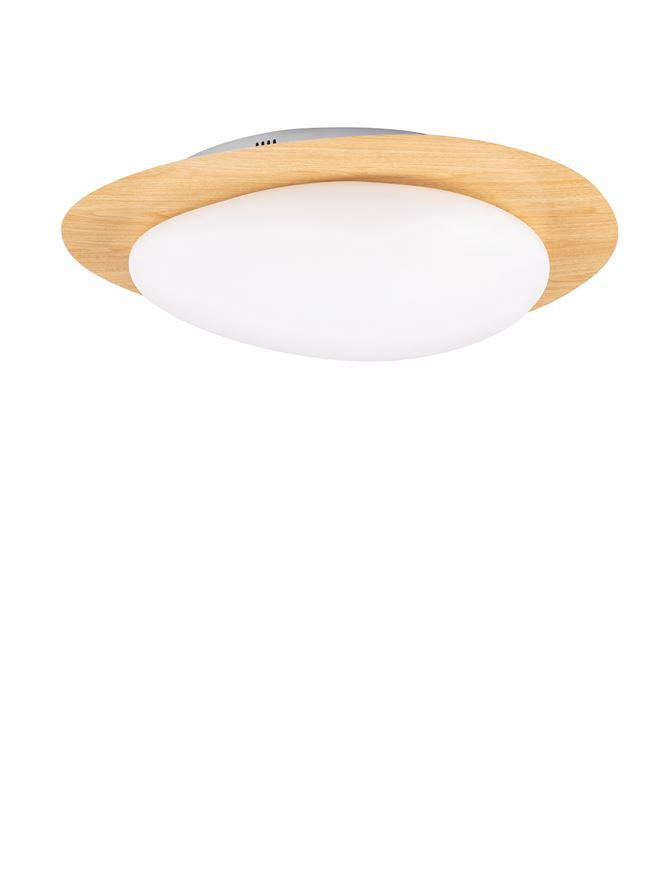 Plafoniera NIMBUS Wood Color Aluminium & Acrylic LED 29W 3000K Dim: 57X51 cm Nova Luce