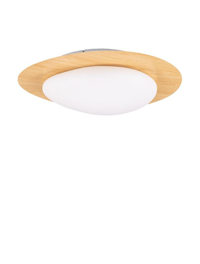 Plafoniera NIMBUS Wood Color Aluminium & Acrylic LED 21W 3000K Dim: 47X43 cm Nova Luce