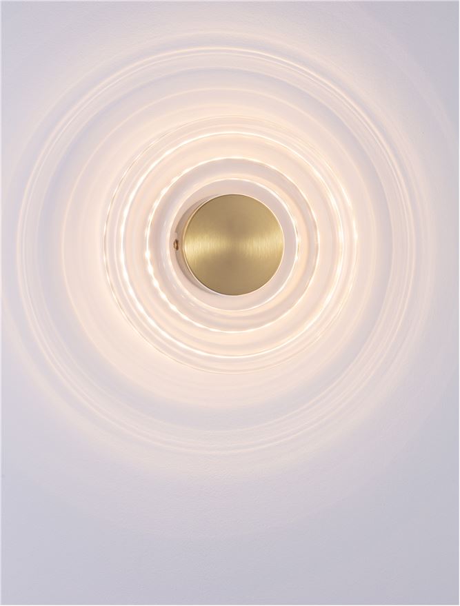 Aplica de interior ONRID gold 5W 3000K IP20 D18cm Nova Luce