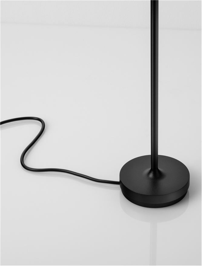 Lampa de masa portabila PETIT, sandy black, 2W, IP 54 H 28 cm, Nova Luce