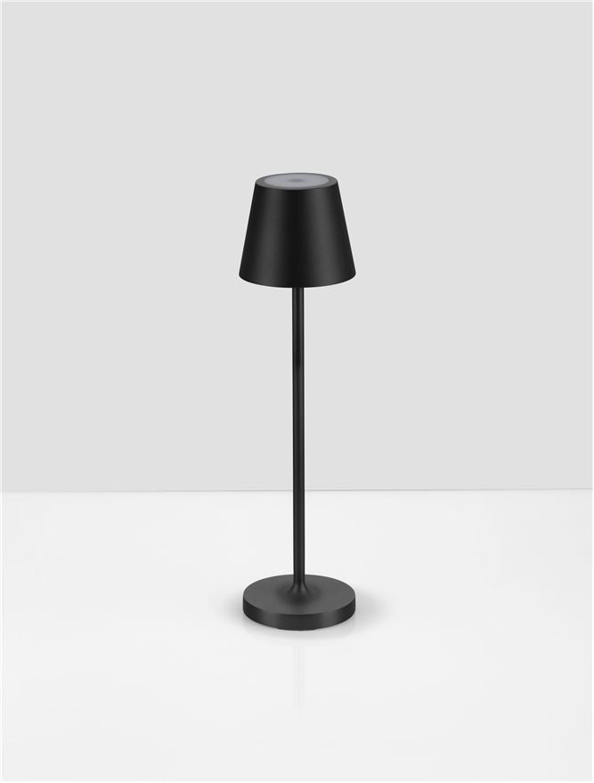 Lampa de masa portabila PETIT, sandy anthracite, 2W, IP 54 H 28 cm, Nova Luce