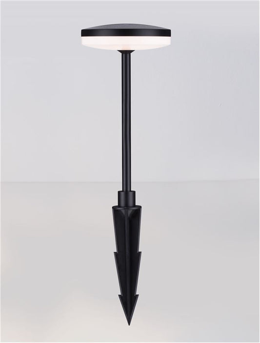 Bolard luminos de exterior NAWA, LED 12 Watt 220-240Volt 666Lm 3000K IP65 H 30cm  Nova Luce