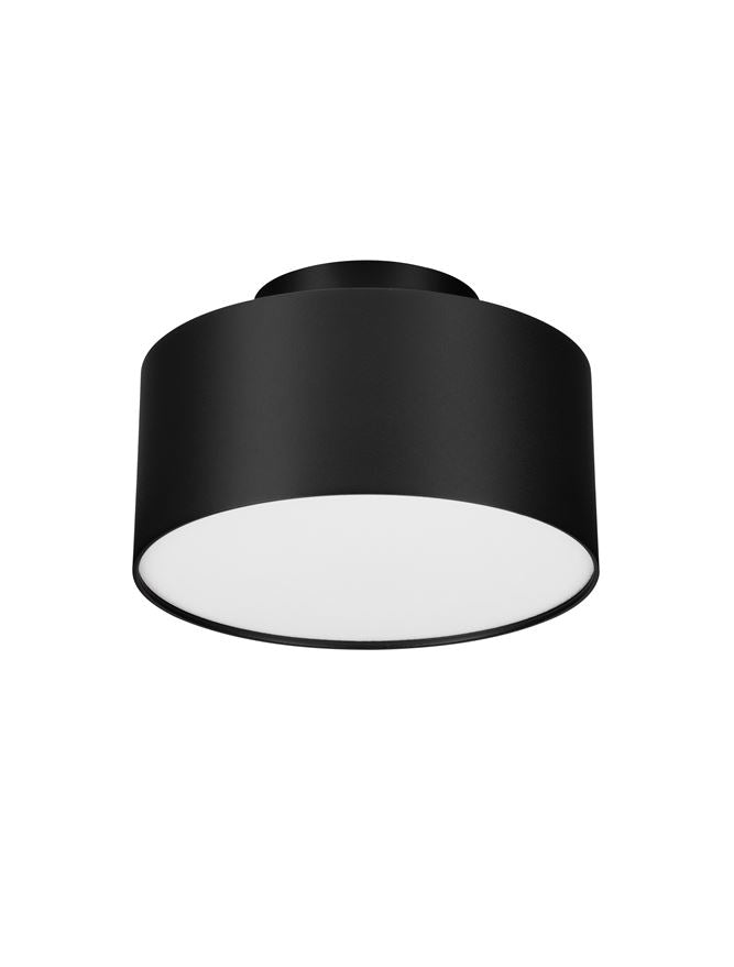 Plafoniera OZEN Sandy Black Aluminium LED 24W 3000K Diam: 14 cm  Nova Luce