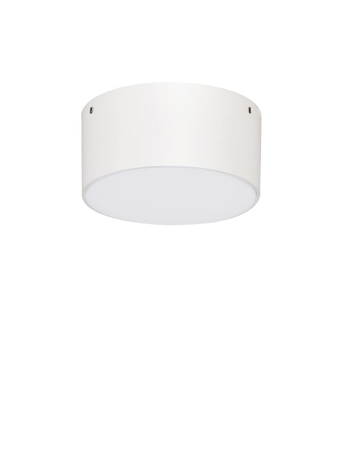 Plafoniera JUDI Sandy White Aluminium Polycarbonate LED 10W 3000K Diam: 12 cm IP65 Nova Luce