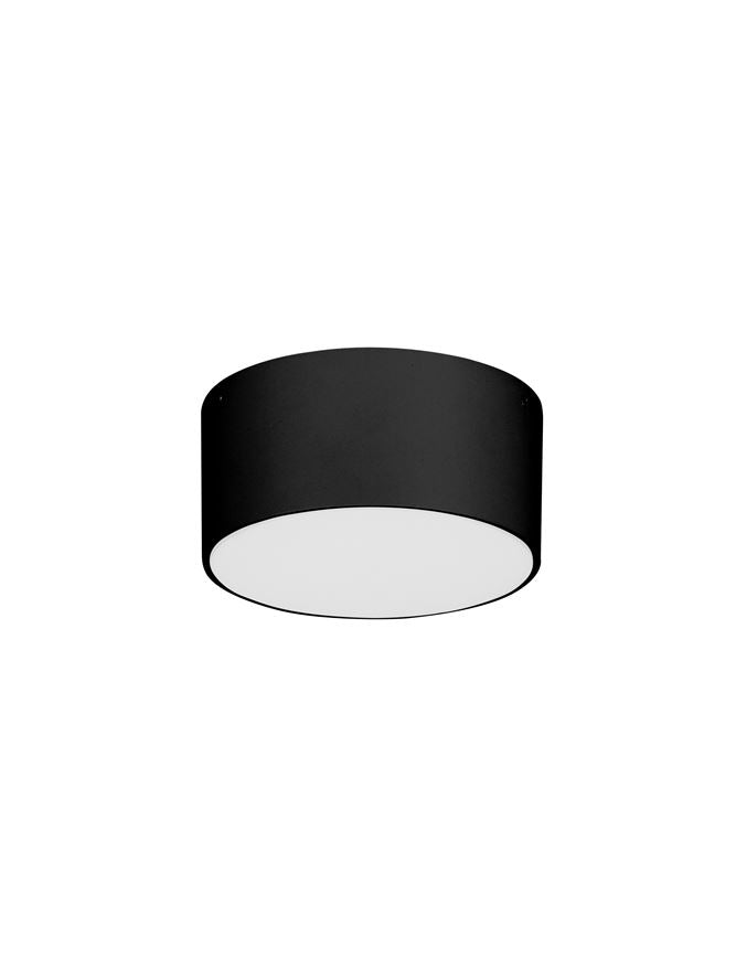 Plafoniera JUDI Sandy Black Aluminium Polycarbonate LED 10W 3000K Diam: 12 cm IP65 Nova Luce
