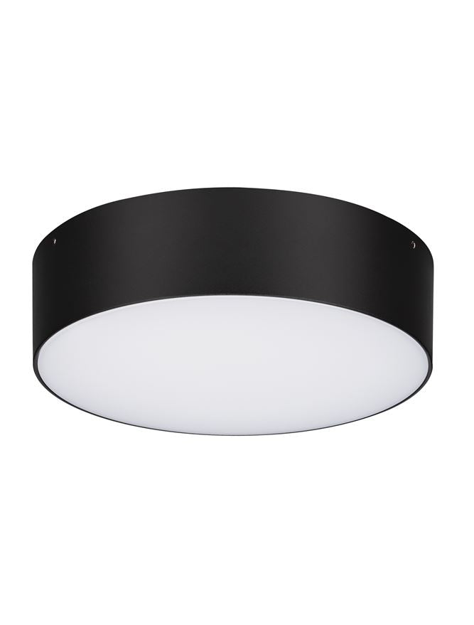 Plafoniera JUDI Sandy Black Aluminium Polycarbonate LED 20W 3000K Diam: 22 cm IP65 Nova Luce