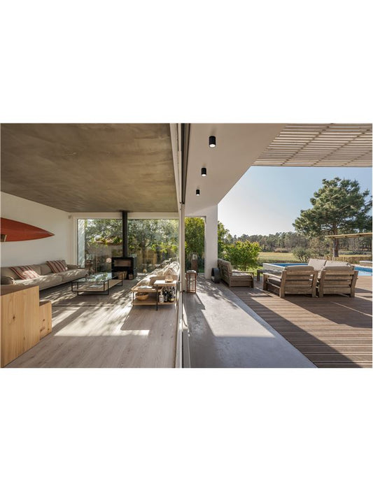 Plafoniera LUMINA Sandy Black Aluminium & Glass Diffuser LED 6W 3000K Diam: 6.5 cm IP65  Nova Luce