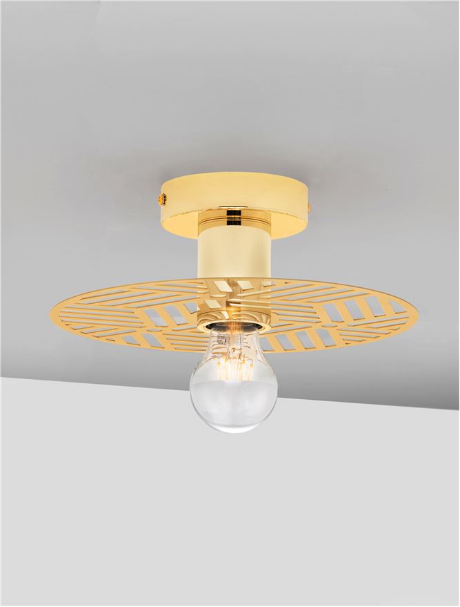 Aplica de interior ERES LED E27 1x40W 230V IP20 Bulb Excluded Diam 25cm Nova Luce