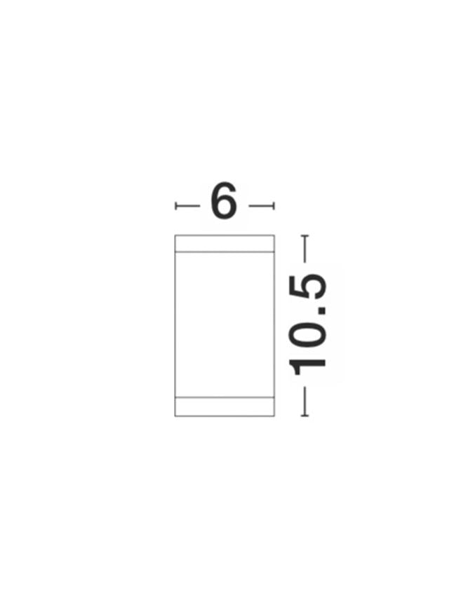 Plafoniera CERISE White Die-Casting Aluminium 1X35W Diam: 6 cm IP54 Nova Luce