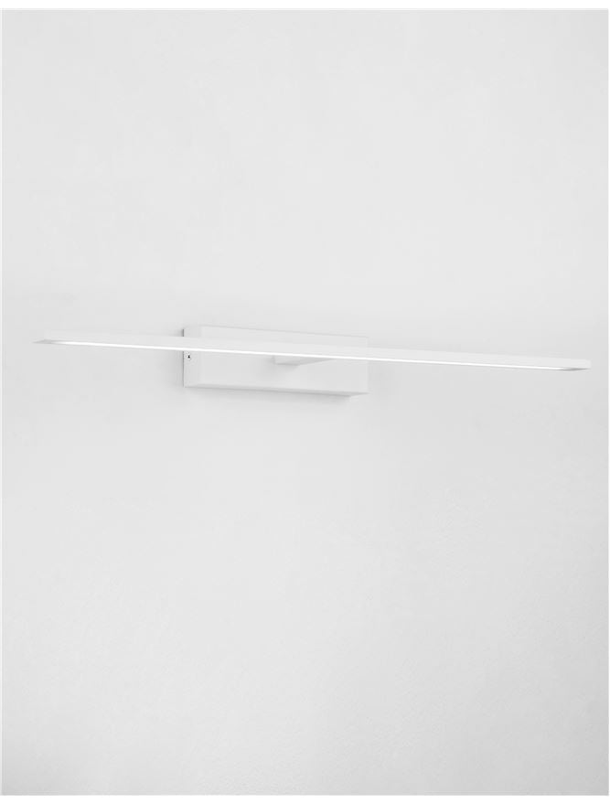 Aplica de interior MONDRIAN Sandy White Aluminum & Acrylic LED 20W 3000K Dim: L.62 X W.4 X H.6 cm IP44 Nova Luce