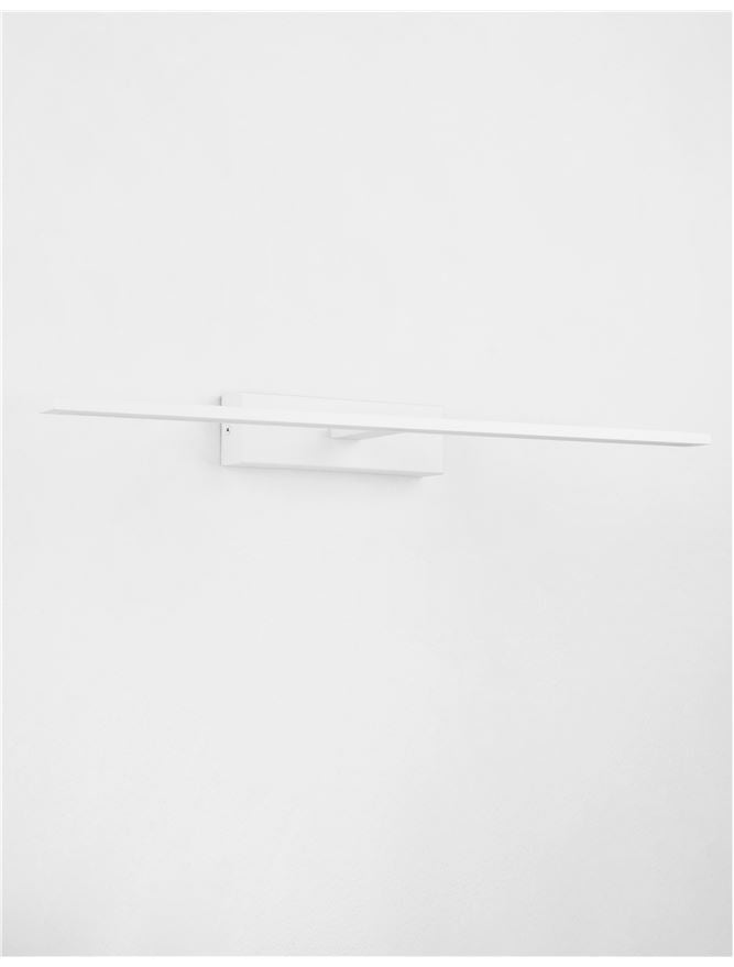 Aplica de interior MONDRIAN Sandy White Aluminum & Acrylic LED 20W 3000K Dim: L.62 X W.4 X H.6 cm IP44 Nova Luce