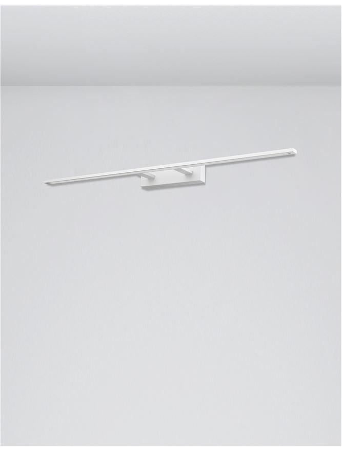 Aplica de interior LIVIA Sandy White Aluminium & Acrylic LED 30W 3000K Dim: L.96 X W.14 X H.6 cm IP44 Nova Luce
