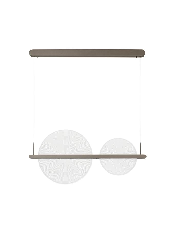 Lampa suspendata NOAH Coffee Brown Aluminium 3000K NOVA LUCE