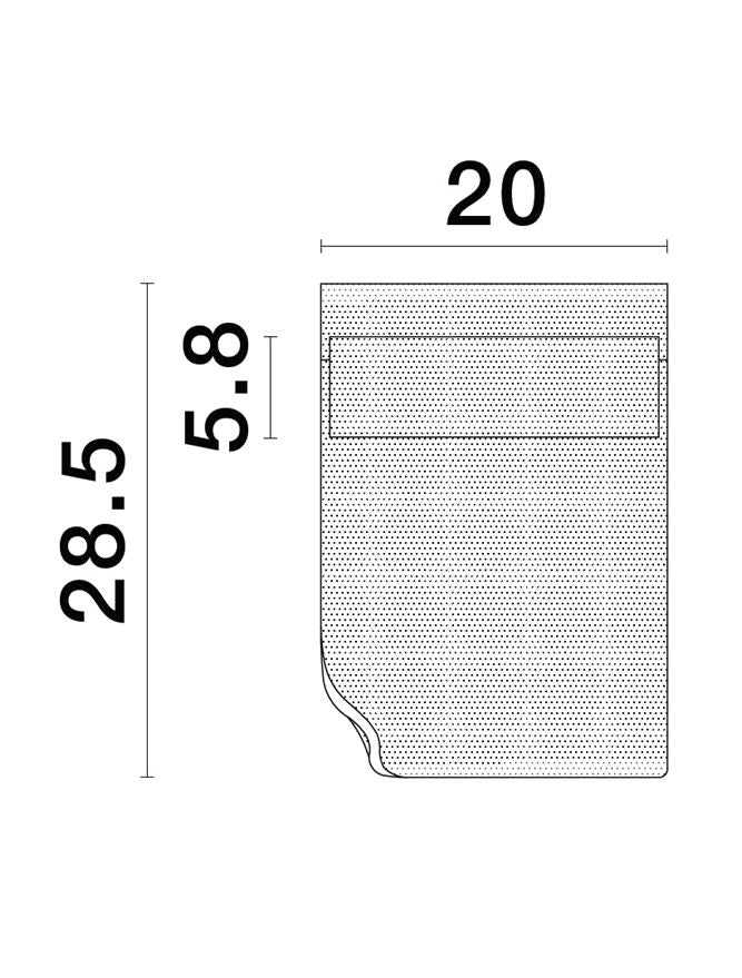 Aplica de interior AGOS LED 6W 230V 421Lm 3000K IP20 H 28,5cm Nova Luce