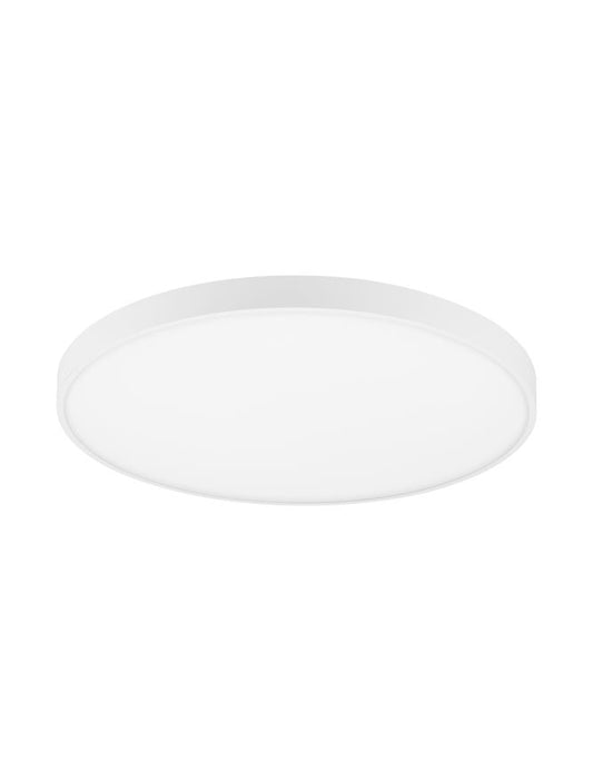Plafoniera PERFECT Sandy White Aluminium & Acrylic Surface LED 80W 2700-6000K Changing CCT & Dimming Diam: 80 cm  Nova Luce