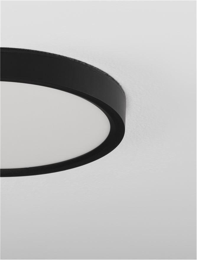 Plafoniera DIXIE negru 24W Diam.30 Nova Luce