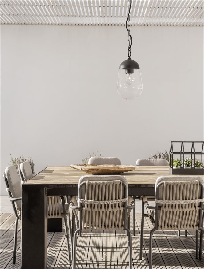 Lampa suspendata de exterior OMIKA dim: 15 X 15 X 88.5 cm Nova Luce