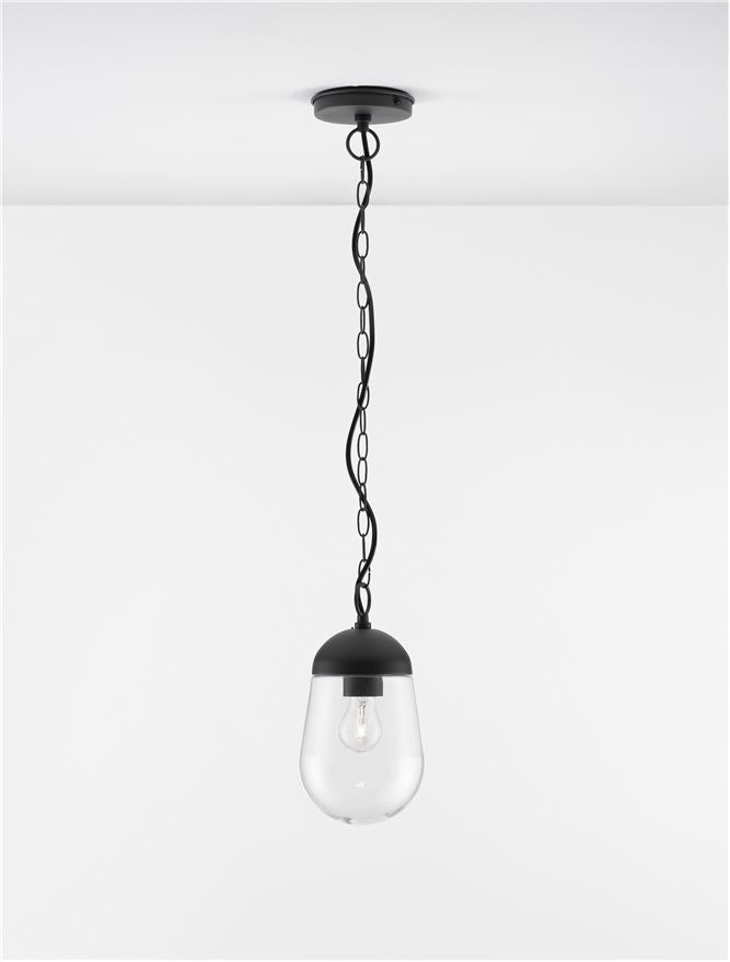 Lampa suspendata de exterior OMIKA dim: 15 X 15 X 88.5 cm Nova Luce
