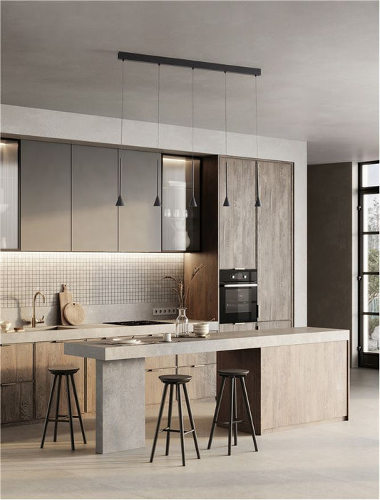 Lampa suspendata NET Black Aluminium 5 NOVA LUCE