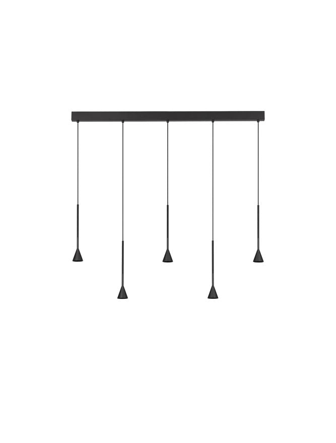 Lampa suspendata NET Black Aluminium 5 NOVA LUCE