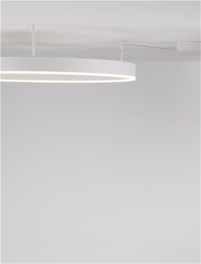 Lampa suspendata MOTIF Sandy White D80 H18 NOVA LUCE