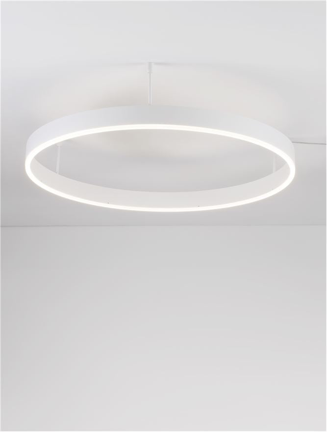 Lampa suspendata MOTIF Sandy White D80 H18 NOVA LUCE