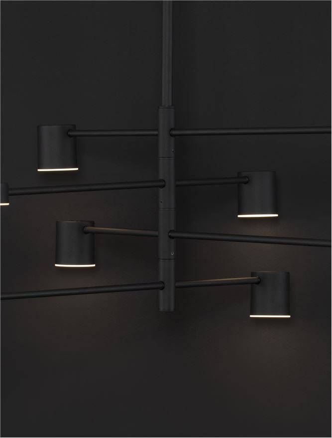 Lampa suspendata verticala NORDIK 8 NOVA LUCE