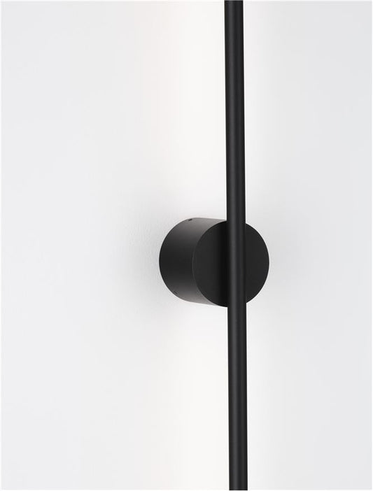 Aplica de interior ADEN black 15W 372lm 3000K H=90cm IP44 Nova Luce